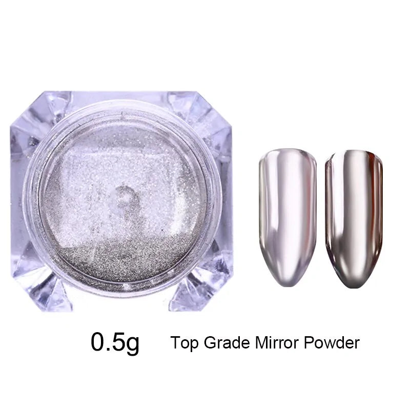 Metallic Mirror Nail Art Pigment Powder - Uniq Niche