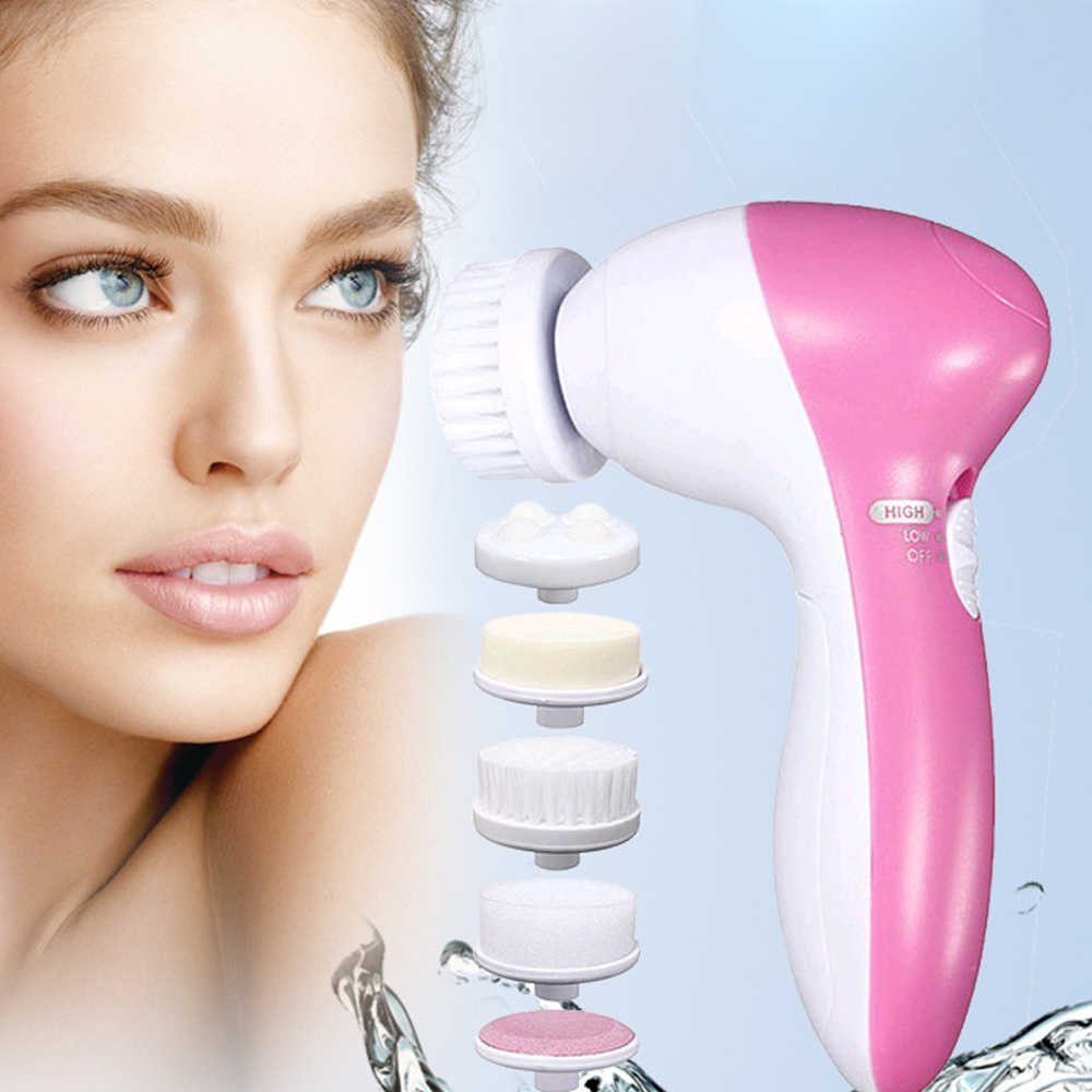 5 in 1 Electric Pore Cleansing Brush - Uniq Niche