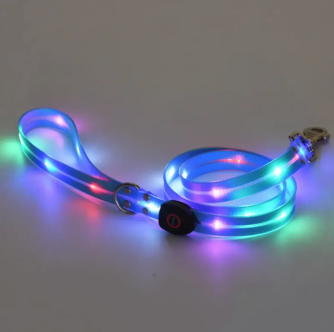 GlowSafe LED Pet Leash & Collar