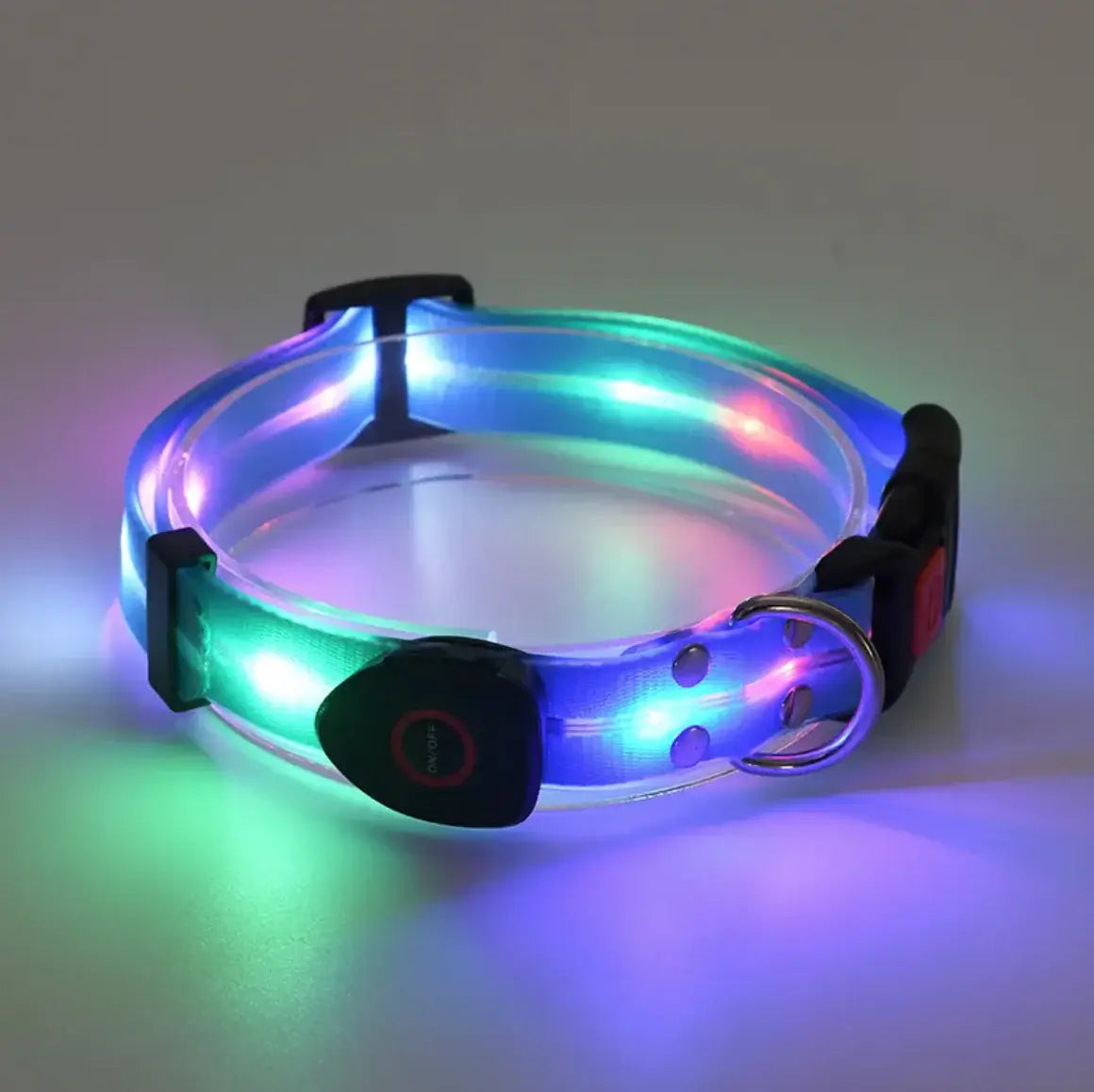 GlowSafe LED Pet Leash & Collar