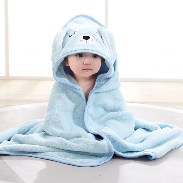 Cartoon Animal Baby Bath Towels - Uniq Niche