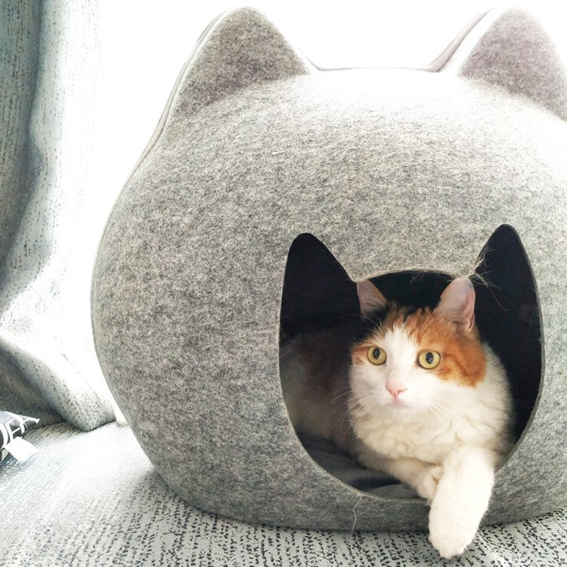 Cat Litter Enclosed Pet Cat House Cat House Cat Bed House Cat Villa Cat Litter - Uniq Niche