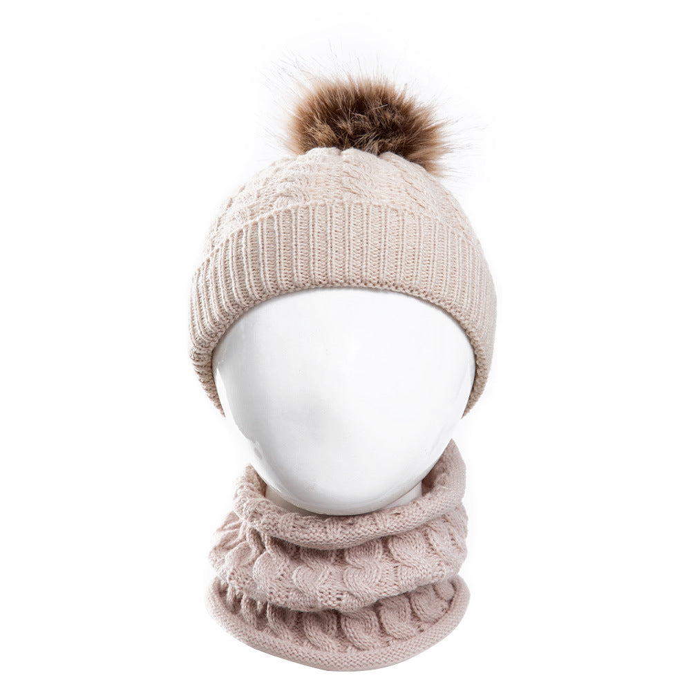 Baby Warm Woolen Cap Toddler Hat Baby Girls Boys Winter Warm Knitted Wool - Uniq Niche