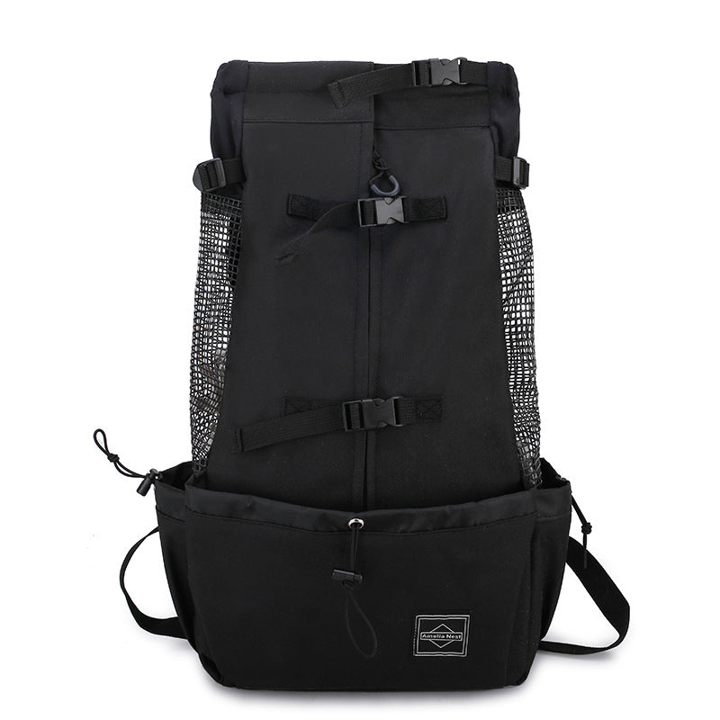 Pet Dog Carrier Bag Carrier For Dogs Backpack Out Double Shoulder Portable Travel Backpack Outdoor Dog Carrier Bag Travel - Uniq Niche