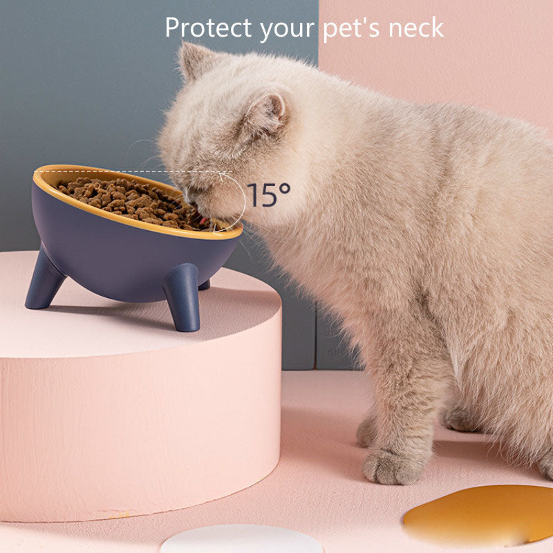 Cat Dog Bowl With Stand Pet Feeding Food Bowls Dogs Bunny Rabbit Nordic Color Feeder Product Supplies Pet Accessories - Uniq Niche