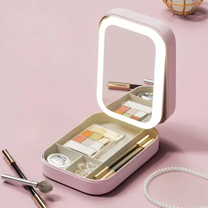 LED Mirror Makeup Storage Box - Uniq Niche