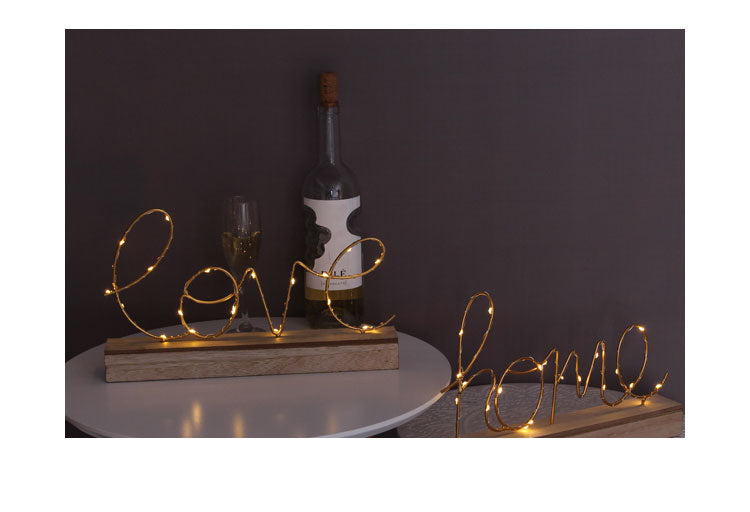 Leuchtschrift Love Home - Uniq Niche