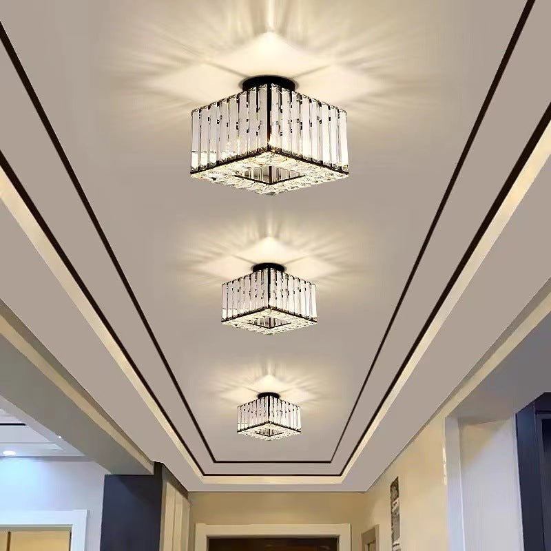 Crystal Light Luxury Home Decoration Home Light Surface Decoration Creative Balcony Light - Uniq Niche