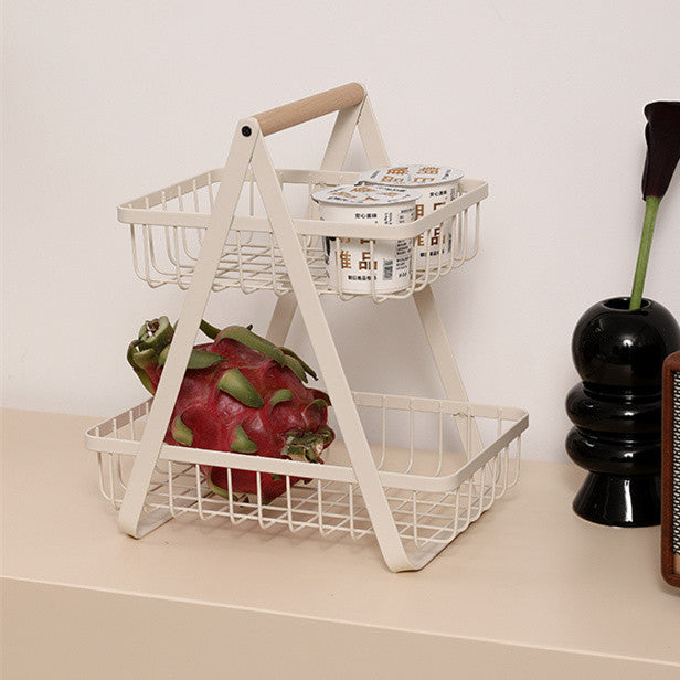 Home Double Iron Kitchen Shelf - Uniq Niche