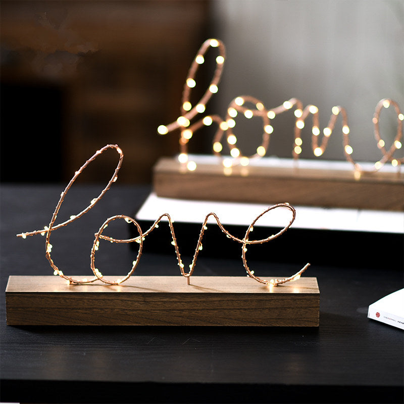 Leuchtschrift Love Home - Uniq Niche