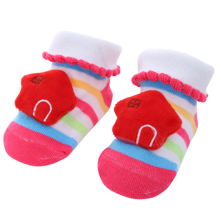 Cartoon Anti-Skid Three-Dimensional Baby Socks Newborn Baby Socks Doll Socks Wholesale - Uniq Niche