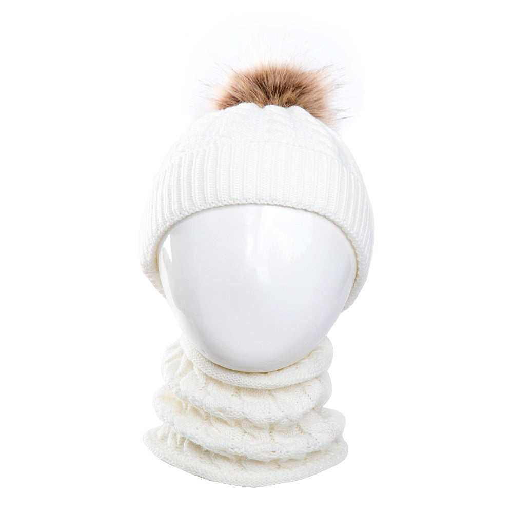 Baby Warm Woolen Cap Toddler Hat Baby Girls Boys Winter Warm Knitted Wool - Uniq Niche