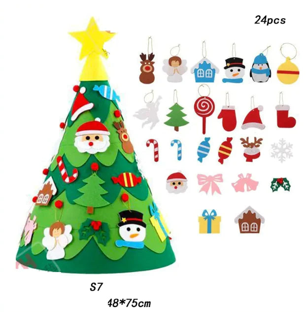 DIY 3D Felt Christmas Tree Kit