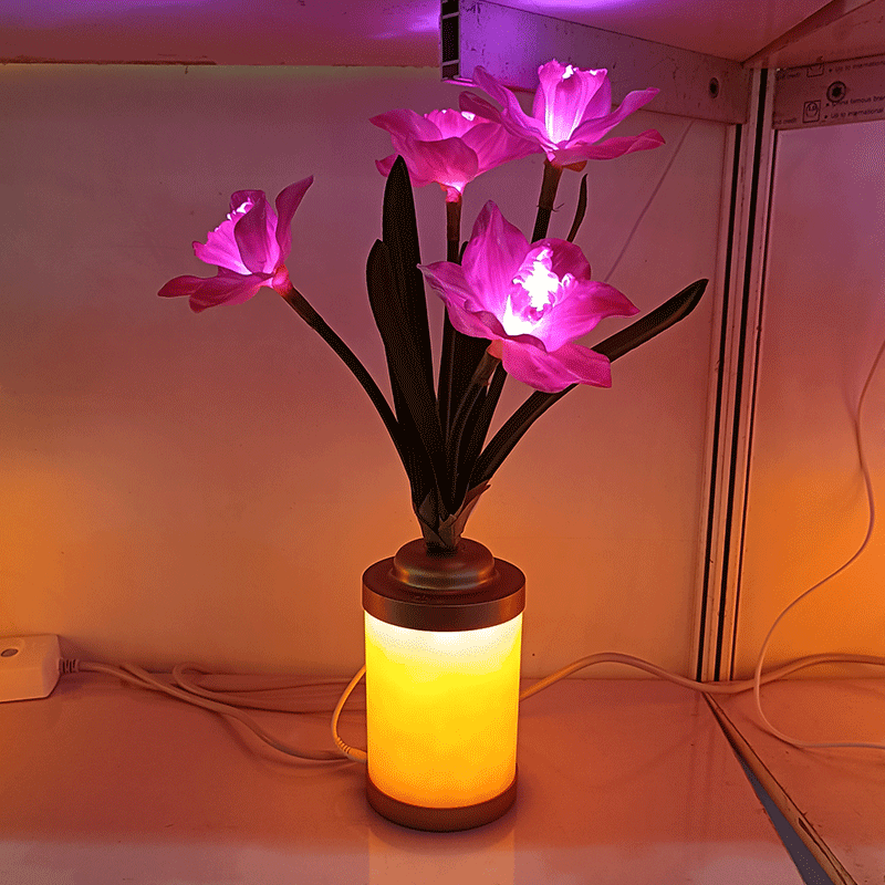 Flower Lamp Home Fashion Minimalist Creative USB Vase Light Home Decoration - Uniq Niche