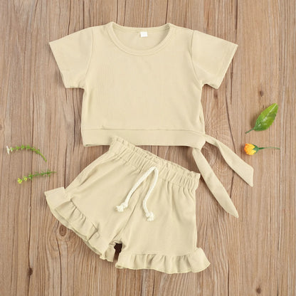 Baby Girl 2 Pieces Summer Clothing Set - Uniq Niche