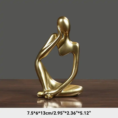 The Thinker Abstract Figurine - Uniq Niche