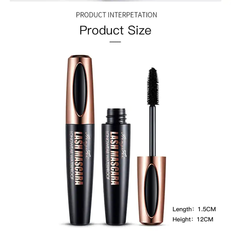 4D Silk Fiber Waterproof and Easy to Dry Mascara - Uniq Niche