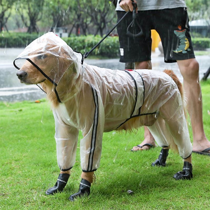 Large Dog Pet Rain Waterproof Raincoat - Uniq Niche