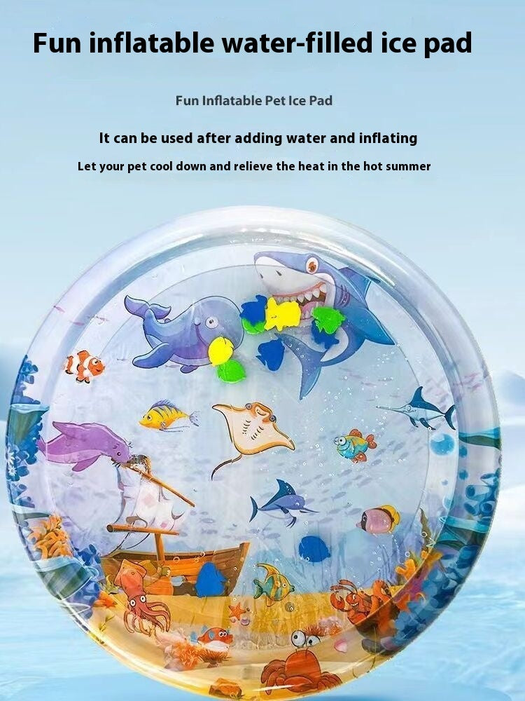Summer Cooling Pet Water Bed Cushion Ice Pad Dog Sleeping Square Mat For Puppy Dogs Cats Pet Kennel Cool Cold - Uniq Niche