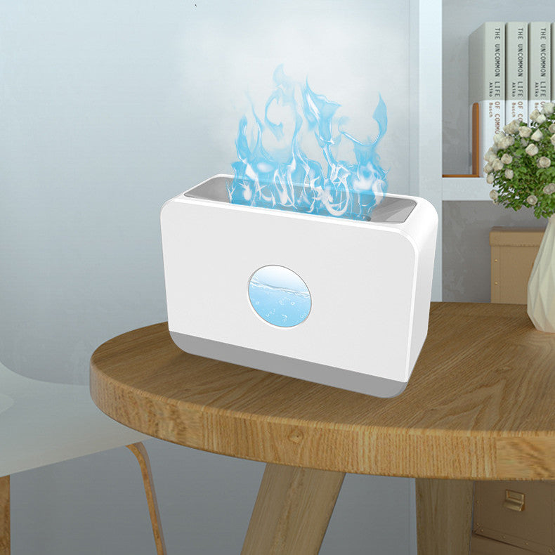 New Two-color Flame Aromatherapy Humidifier Home Large Capacity Diffuser Home Decor - Uniq Niche