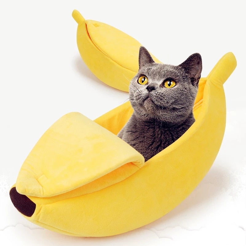 Funny Banana Dog/Cat Bed House - Uniq Niche