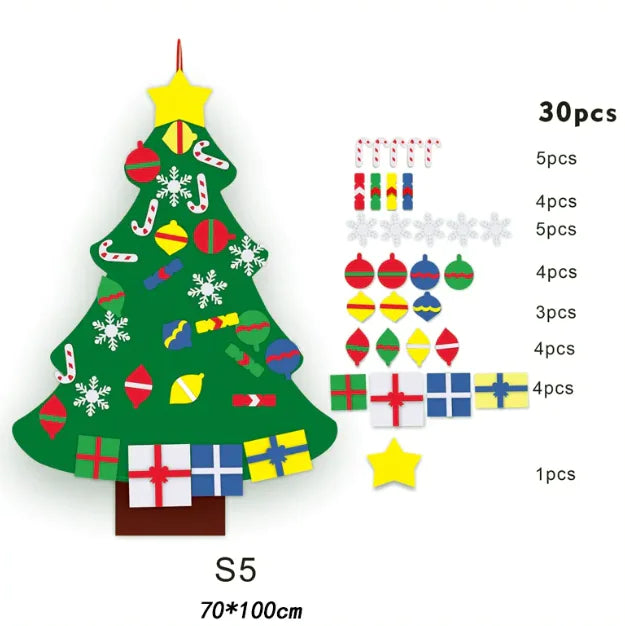 DIY 3D Felt Christmas Tree Kit