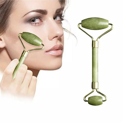 Double Head Jade Facial Massage Roller - Uniq Niche