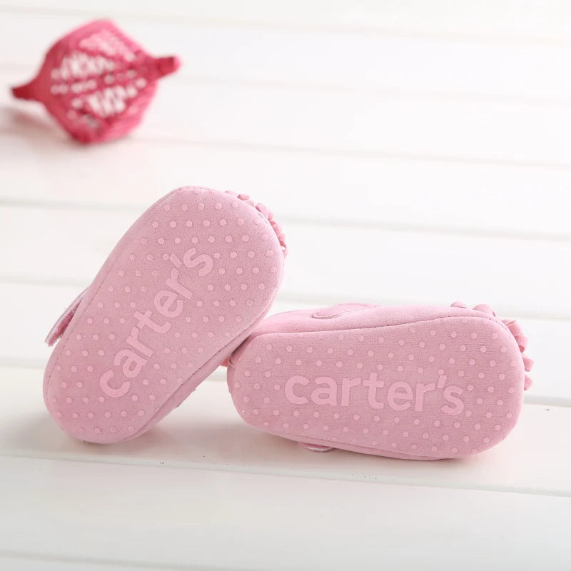 0-18 Months Newborn Baby Girl Walking Shoes Princess Shoes Little Baby - Uniq Niche