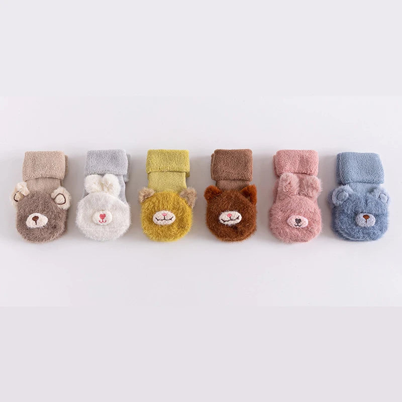 Toddler Socks Newborn Baby Winter Thick Prewalker Boys Autumn Terry - Uniq Niche