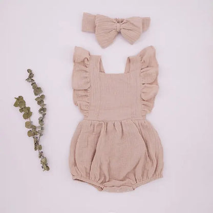 Organic Cotton Summer Baby Girl Clothes - Uniq Niche