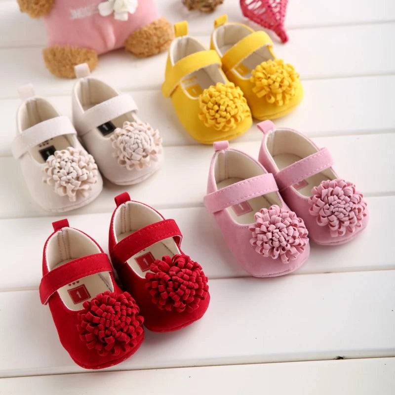0-18 Months Newborn Baby Girl Walking Shoes Princess Shoes Little Baby - Uniq Niche