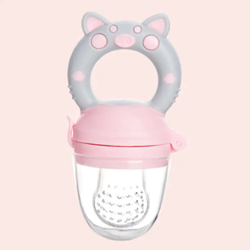 Silicone Teether & Fresh Food Feeder for Babies (3-12 Months) - Uniq Niche