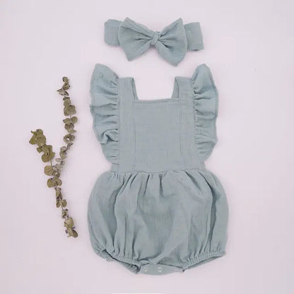 Organic Cotton Summer Baby Girl Clothes - Uniq Niche