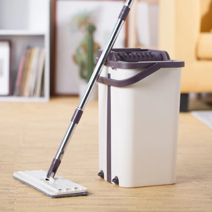 Hand Free Flat Mop and Bucket - Uniq Niche