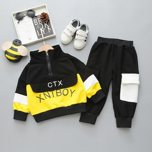 New Spring Autumn Baby Boys Girls Clothes Children Letter Hoodies - Uniq Niche
