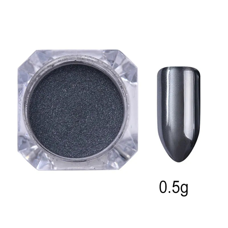 Metallic Mirror Nail Art Pigment Powder - Uniq Niche