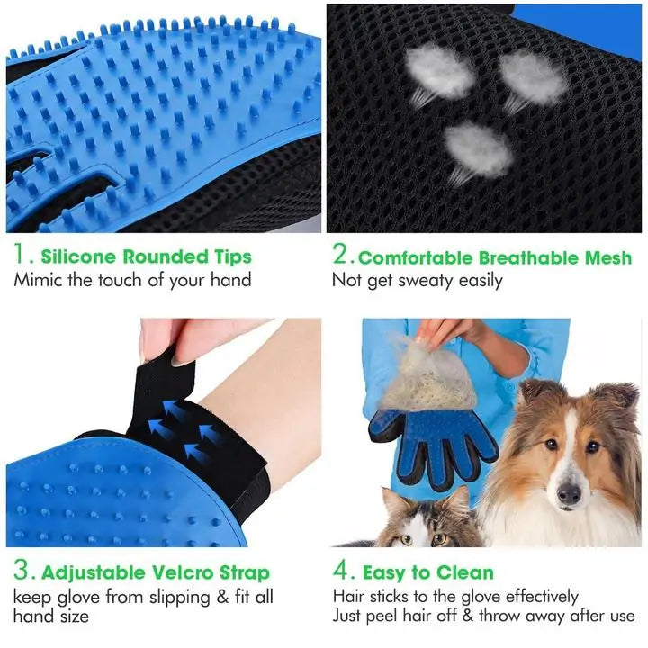 Pet Grooming Glove - Uniq Niche