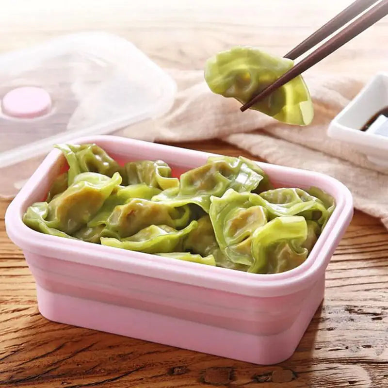 Silicone Rectangle Lunch Box Set - Uniq Niche