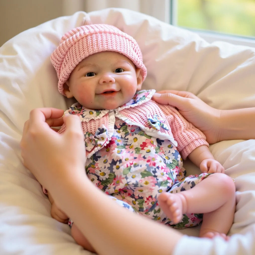 Aizwa1 13Inch bebe reborn de siliconaHandmade Silicone Reborn Baby