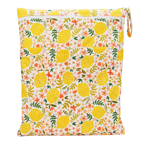 [Sigzagor]Wet Dry Bag With Two Zippered For Baby Diapers Nappies