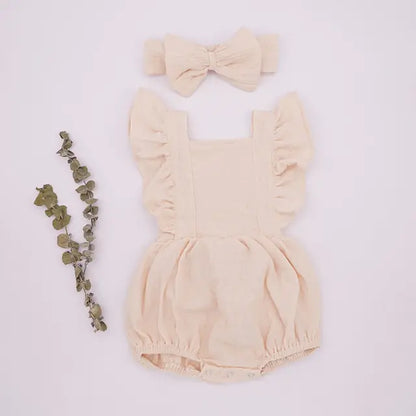 Organic Cotton Summer Baby Girl Clothes - Uniq Niche