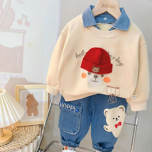 New Spring Autumn Baby Girl Clothes Suit Boys Outfits Children Fashion - Uniq Niche