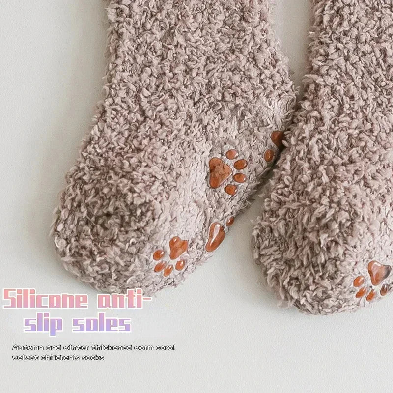Winter Thick Coral Fleece Children Warm Kids Socks Girls Boys Toddler - Uniq Niche