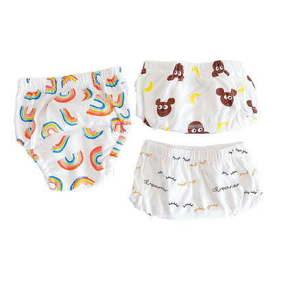 Baby Training Pants: 6-Layer Reusable Cotton Cloth Diapers with Elastic Waistband - Uniq Niche