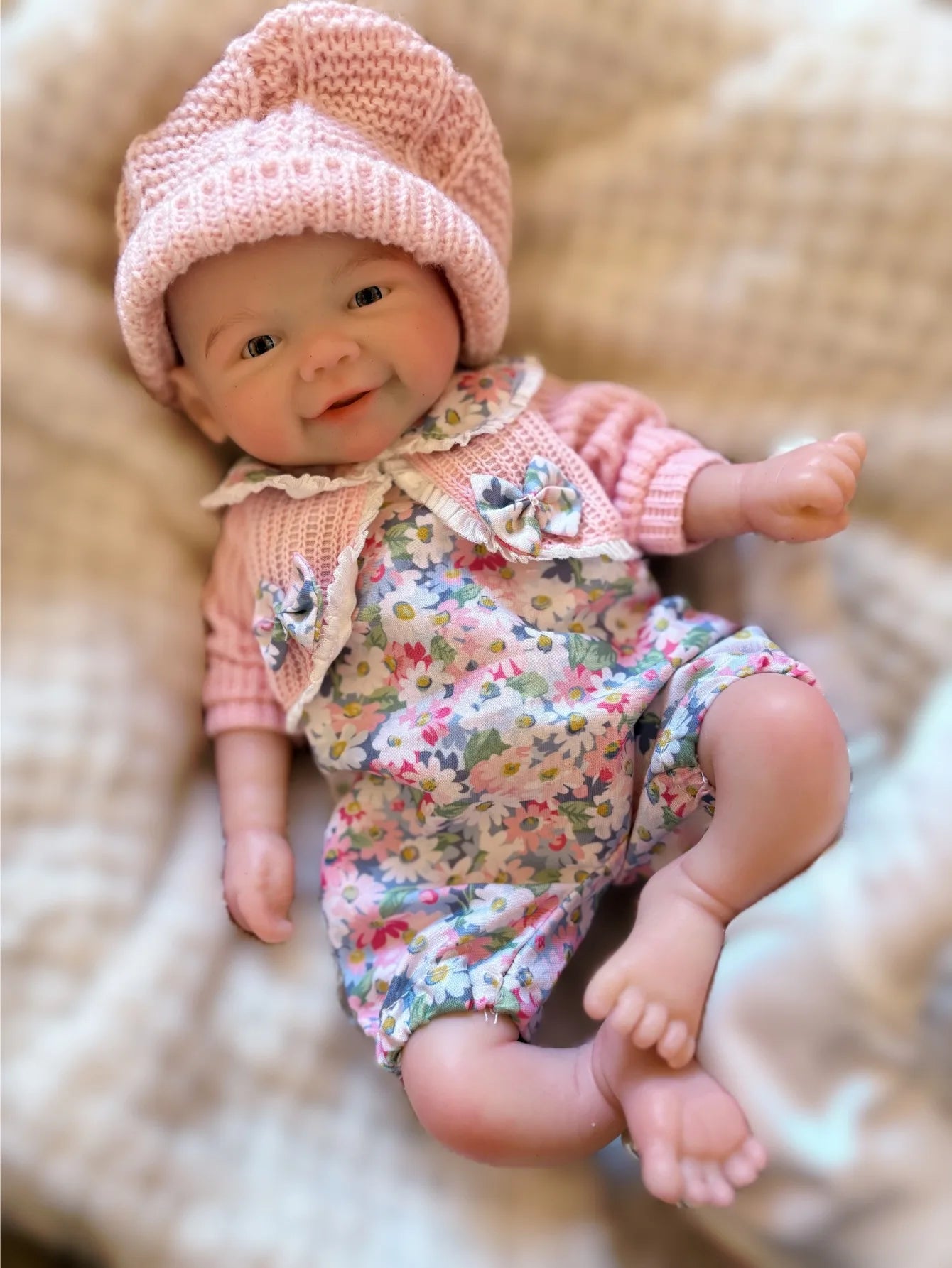 Aizwa1 13Inch bebe reborn de siliconaHandmade Silicone Reborn Baby