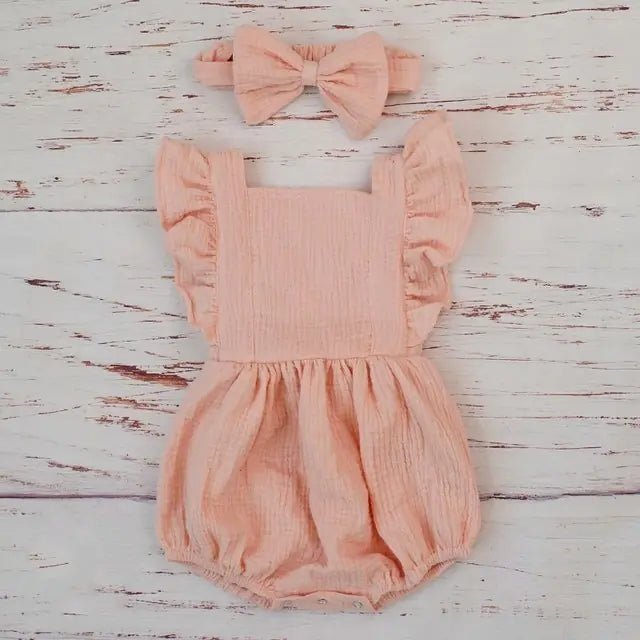 Organic Cotton Summer Baby Girl Clothes - Uniq Niche