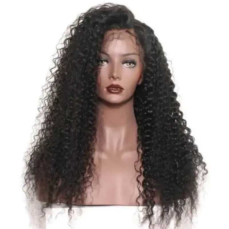 Curly Essence African Wig – Kinky Curly Silk Fiber Hair-Safe, for Natural-Look Volume & Frizz-Free Style