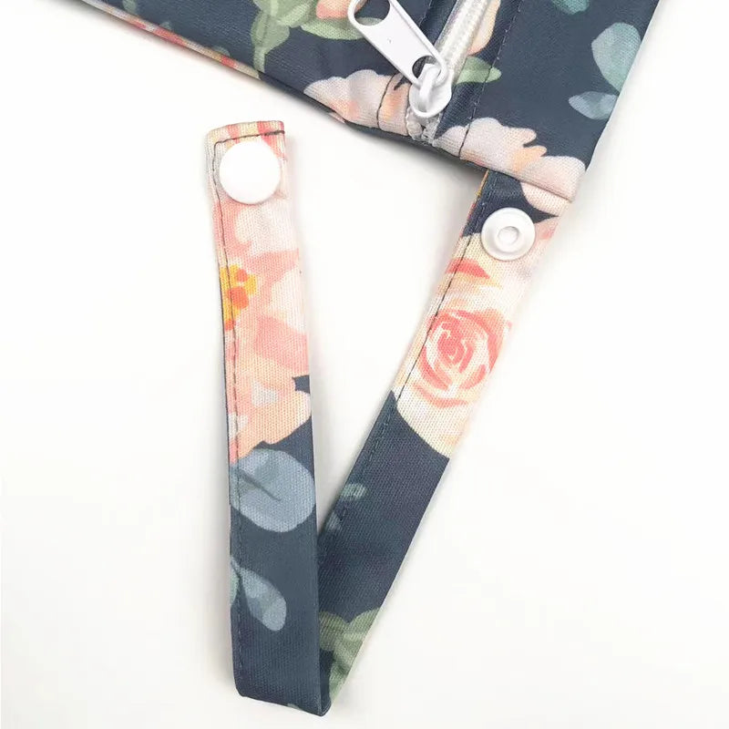 [Sigzagor]Wet Dry Bag With Two Zippered For Baby Diapers Nappies