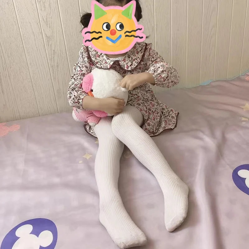 2022 Baby Autumn Winter Tights Hot Baby Toddler Kid Girl Ribbed - Uniq Niche