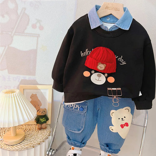 New Spring Autumn Baby Girl Clothes Suit Boys Outfits Children Fashion - Uniq Niche